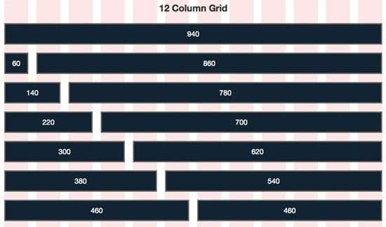 12 column grid