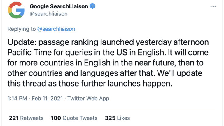 Passage Ranking Launching