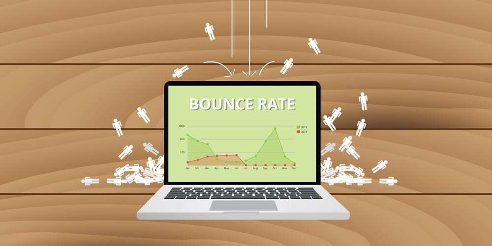 graphic illustration for bounce rate
