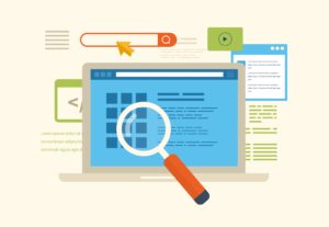Search engine optimization, web analytics digital graphic