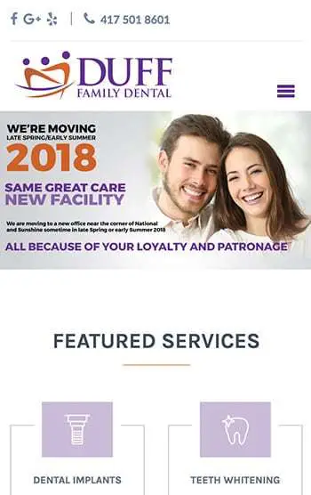 Duff Family Dental — mobile