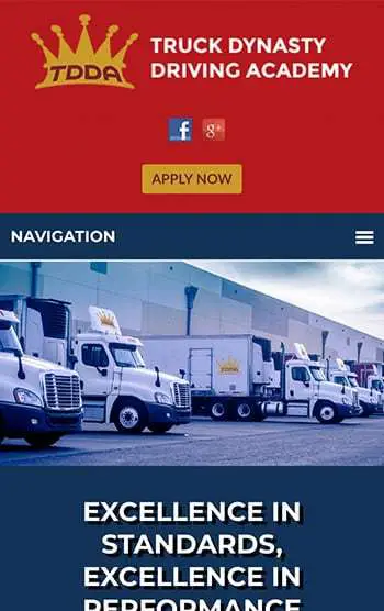 Truck Dynasty Driving Academy — mobile