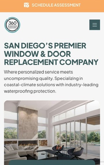 360 Windows & Doors — mobile