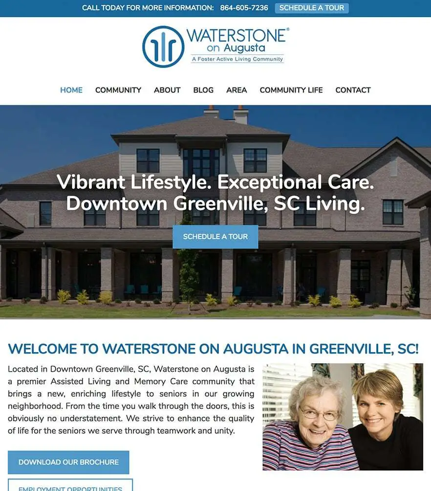 Waterstone On Augusta — tablet