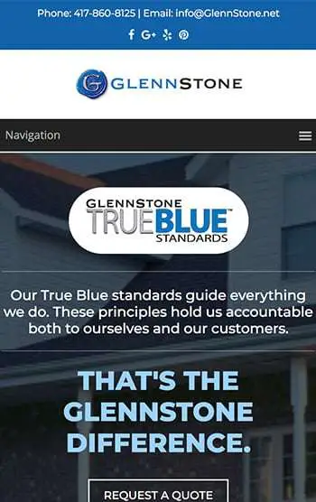 GlennStone Roofing — mobile