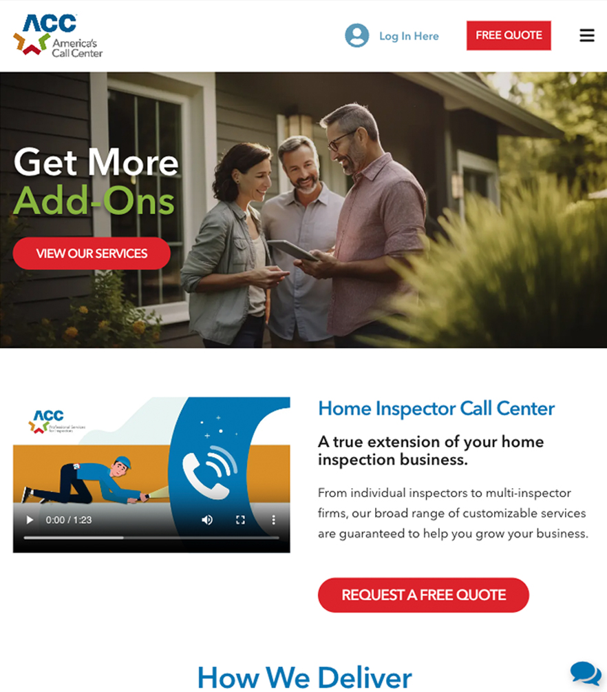 America’s Call Center — tablet
