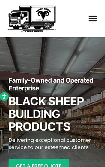 Black Sheep Building Products — mobile