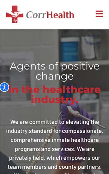 CorrHealth — mobile