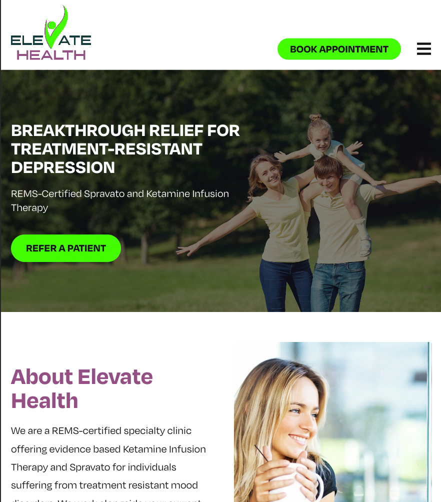 Elevate Health — tablet