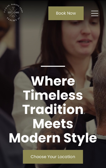 E’s Barber Shop — mobile