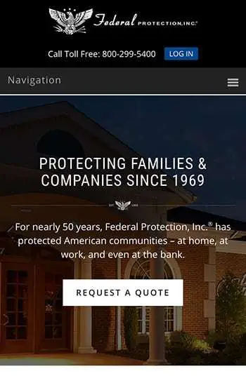Federal Protection, Inc. — mobile