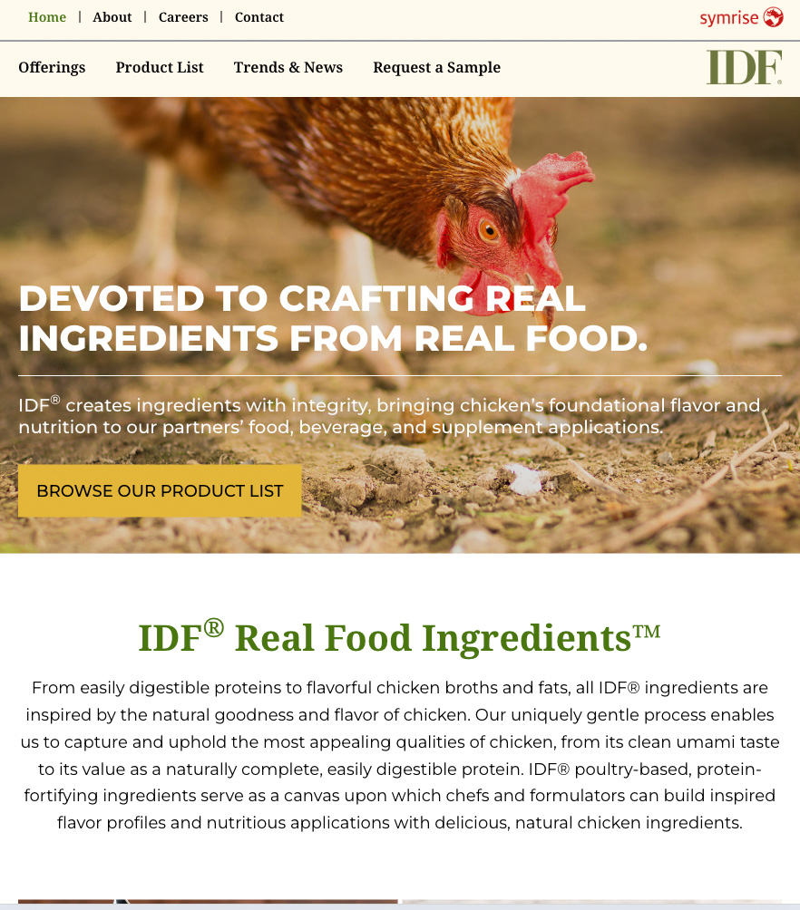 IDF® Real Food Ingredients™ — tablet