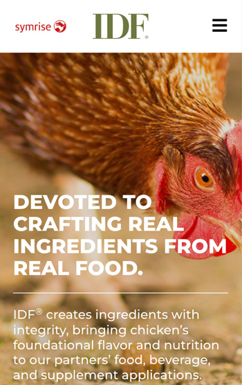 IDF® Real Food Ingredients™ — mobile