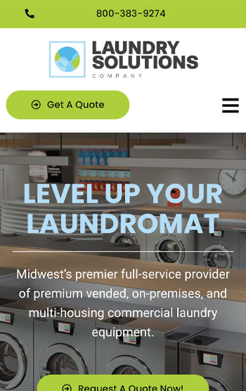 Laundry Solutions Company — mobile