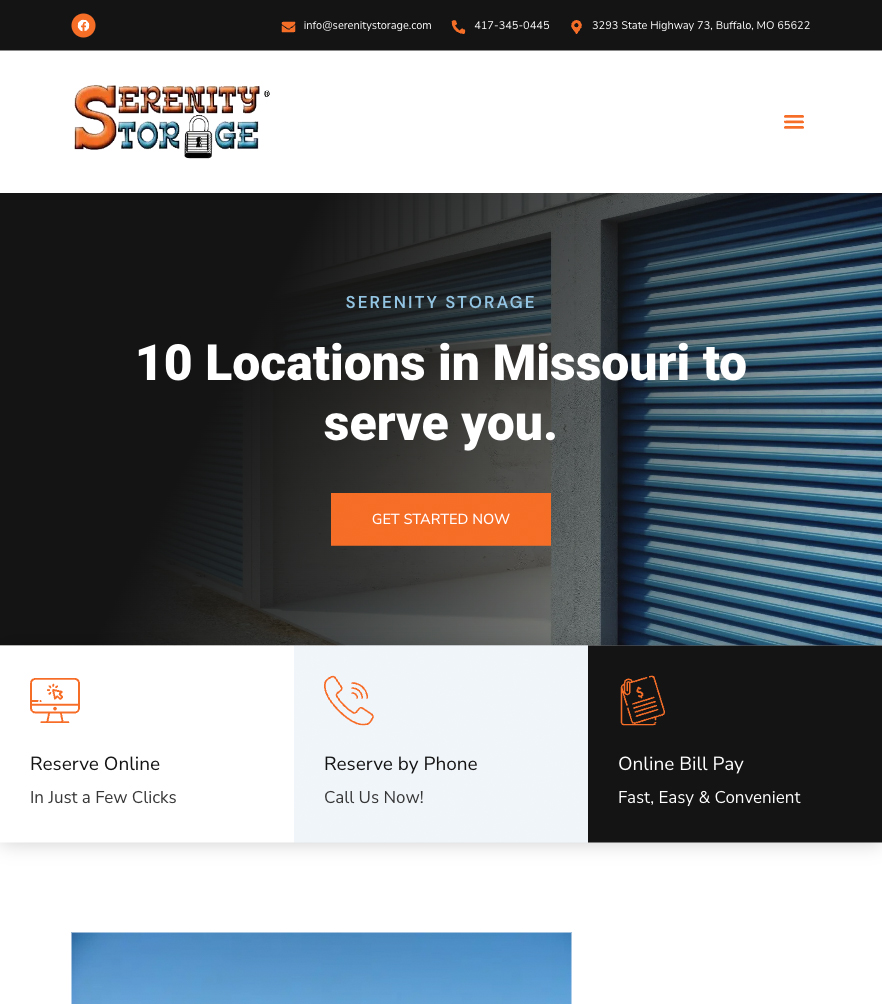 Serenity Storage — tablet