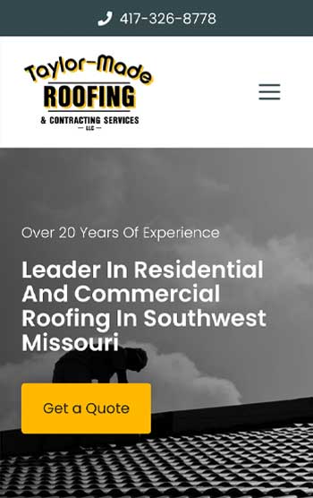 Taylor-Made Roofing LLC — mobile