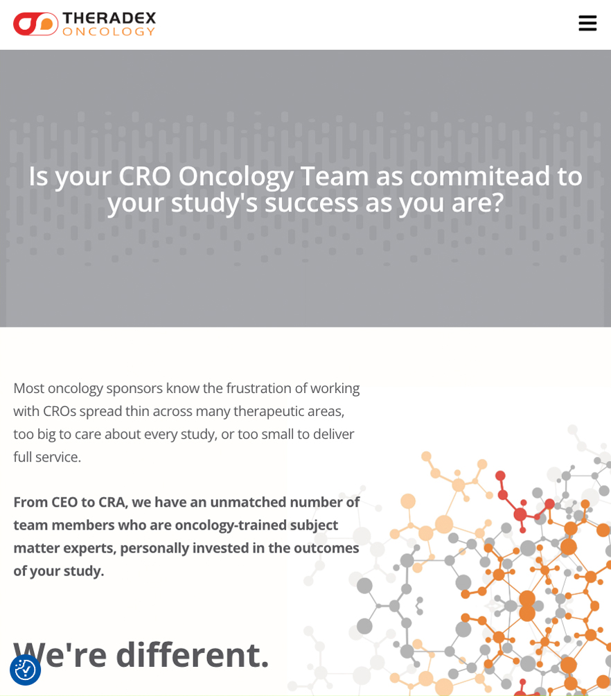 Theradex Oncology — tablet