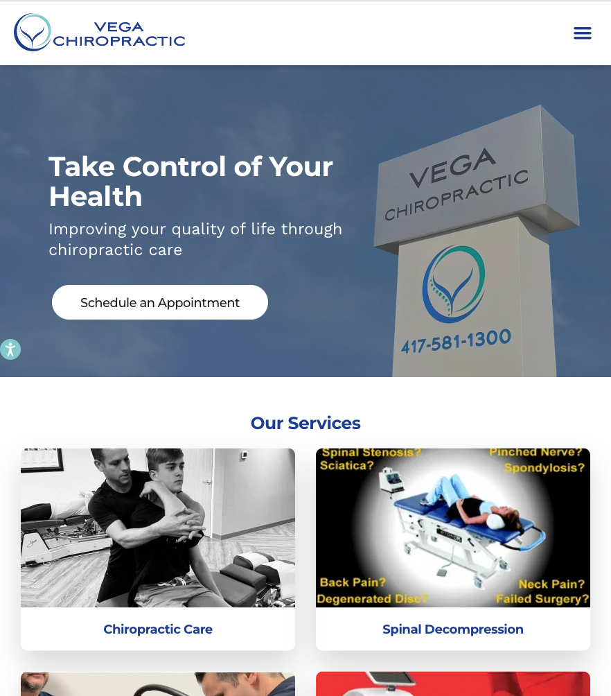 Vega Chiropractic — tablet