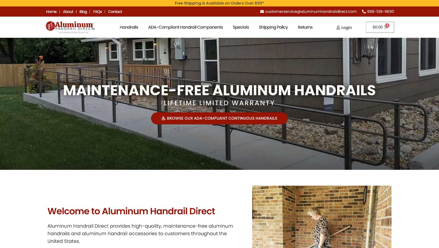 Aluminum Handrail Direct