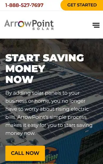 ArrowPoint Solar — mobile
