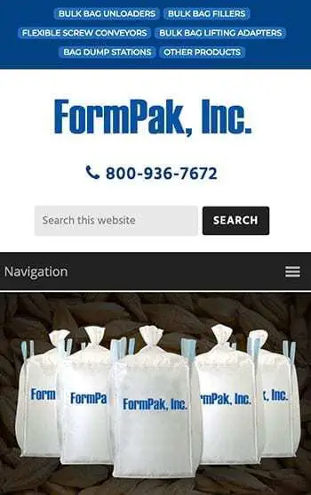 FormPak, Inc. — mobile