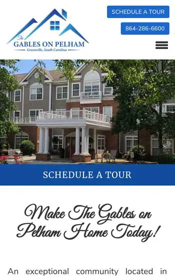 The Gables on Pelham — mobile