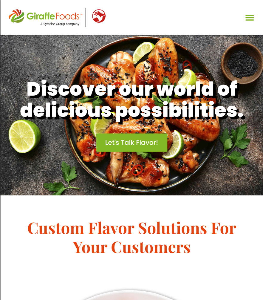 Giraffe Foods — tablet