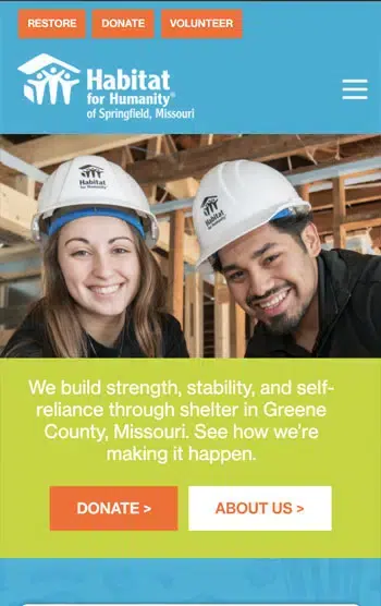 Habitat For Humanity of Springfield, Missouri — mobile