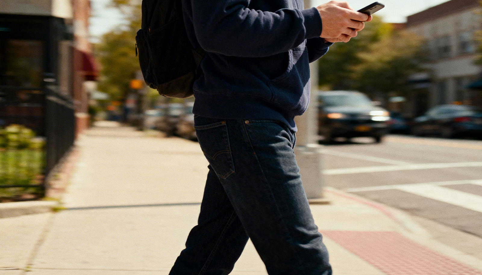 person using a mobile phone