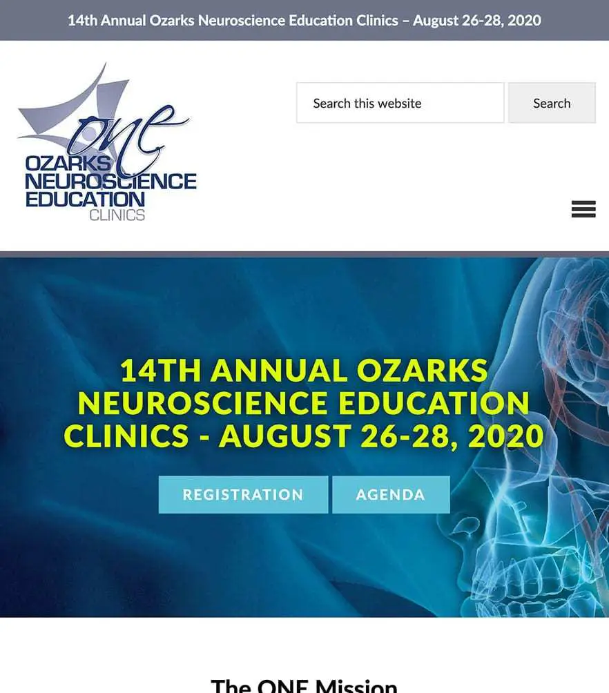 Ozarks Neuroscience Education Clinics — tablet