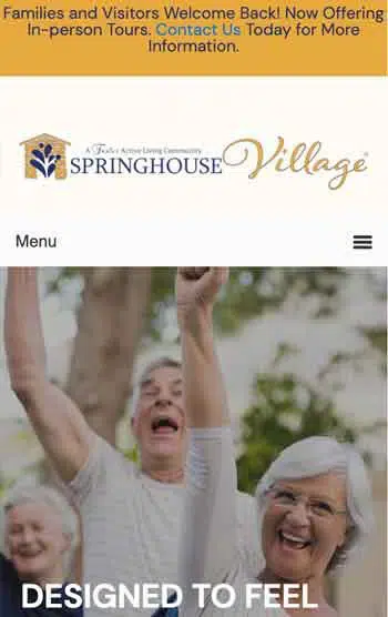 Springhouse Village — mobile