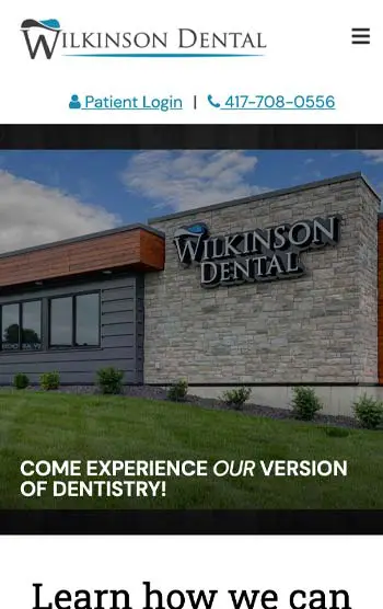 Wilkinson Dental — mobile