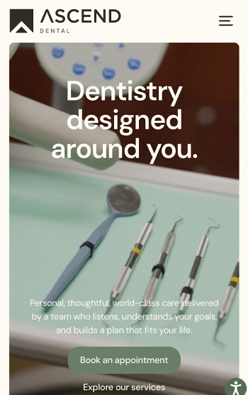 Ascend Dental Designs — mobile