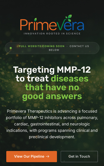 Primevera Therapeutics — mobile