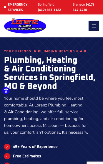 Lorenz Plumbing, Heating & Airconditioning — mobile