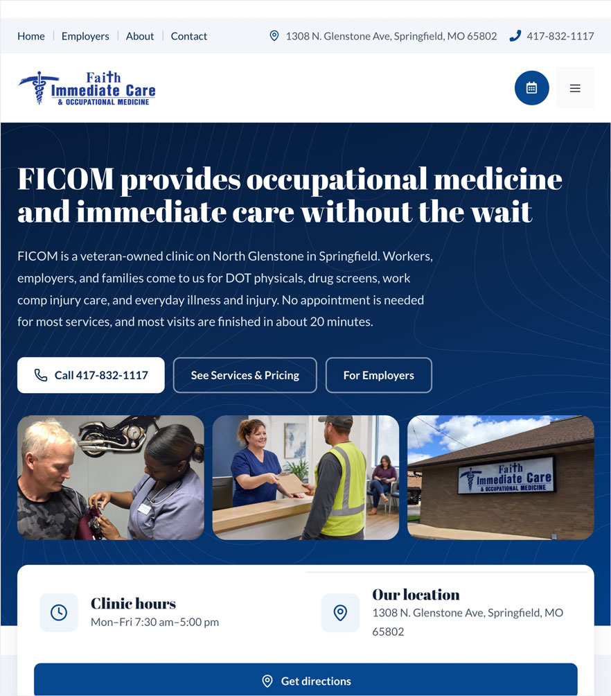 Faith Immediate Care — tablet