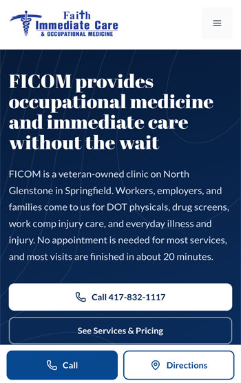 Faith Immediate Care — mobile